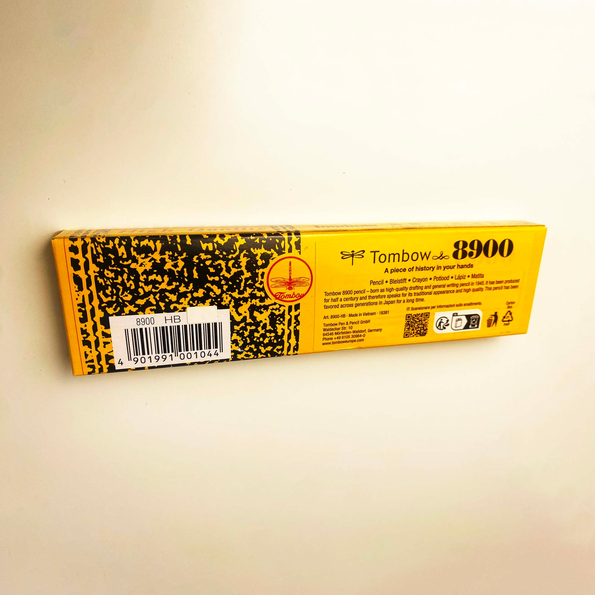 [Tombow] 8900 Pencil HB hardness 12 Pieces in Cardboard Box