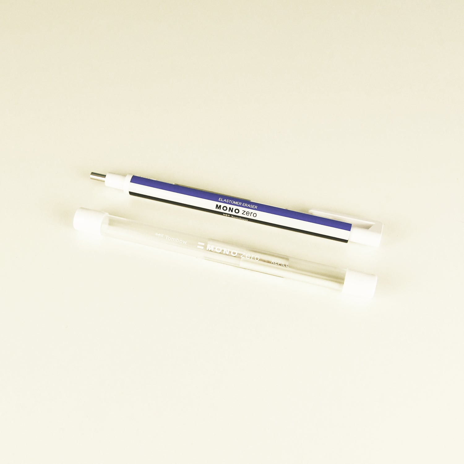 Tombow Japanese Stationery Mono Zero Classic Round Tip Eraser + Refill