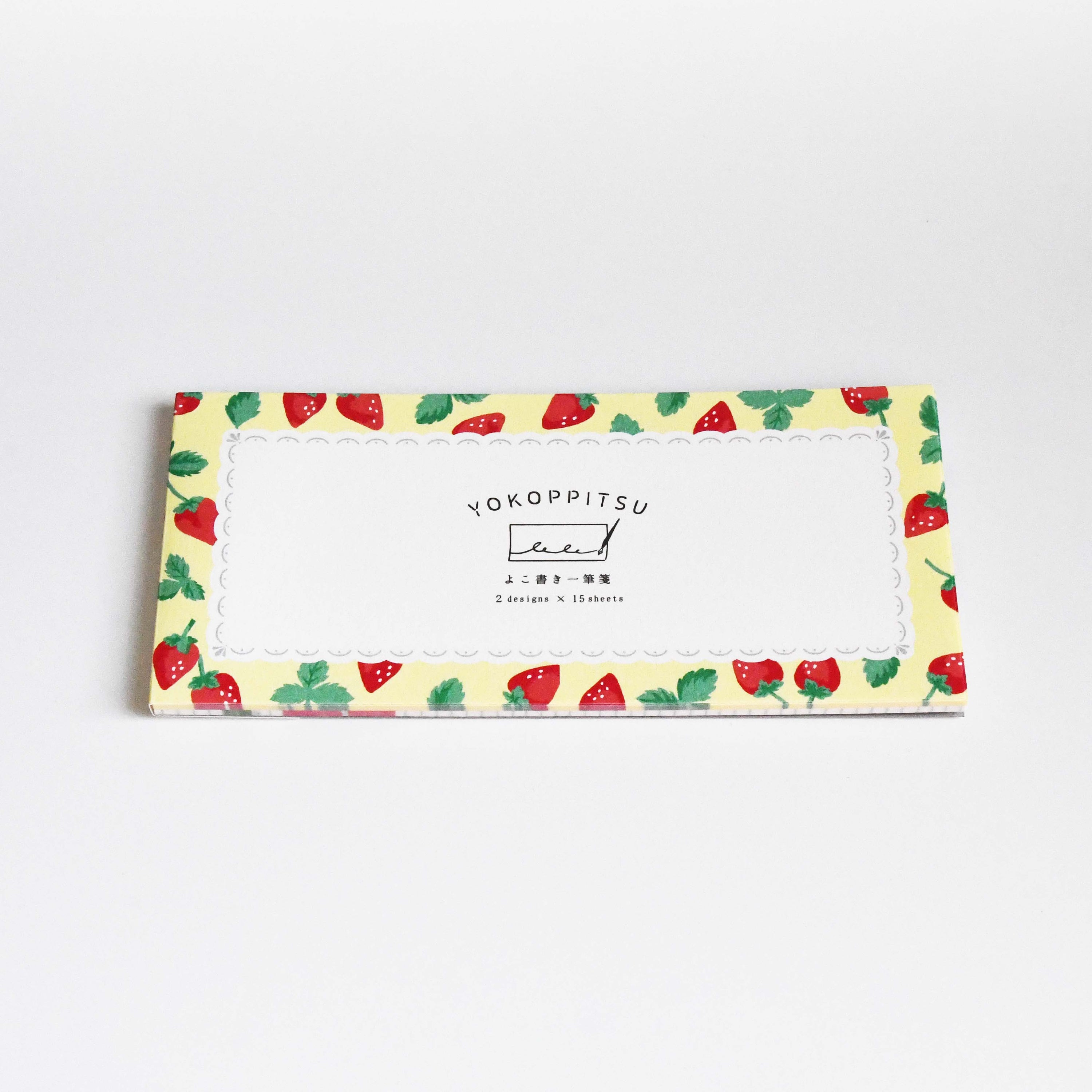 Wa-life YOKOPPITSU Japanese Paper Letter Book - Strawberry