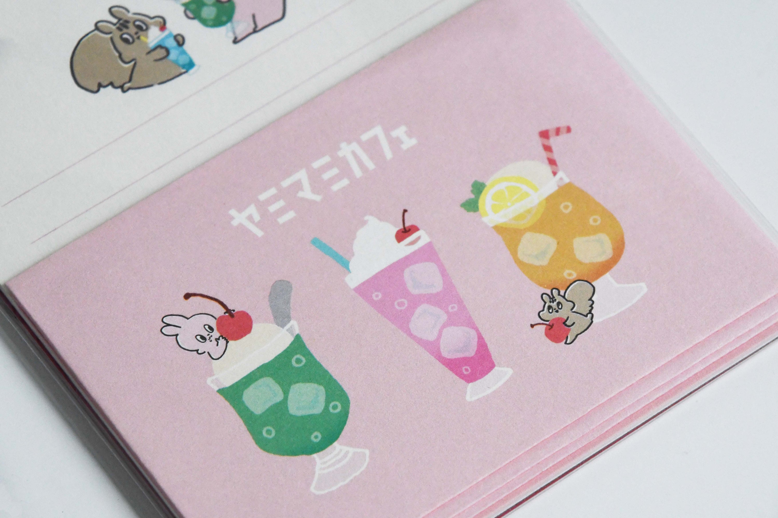 Yummy Mummy Cafe Stationary Series Made in Japan, Mini Letter Set Cream soda