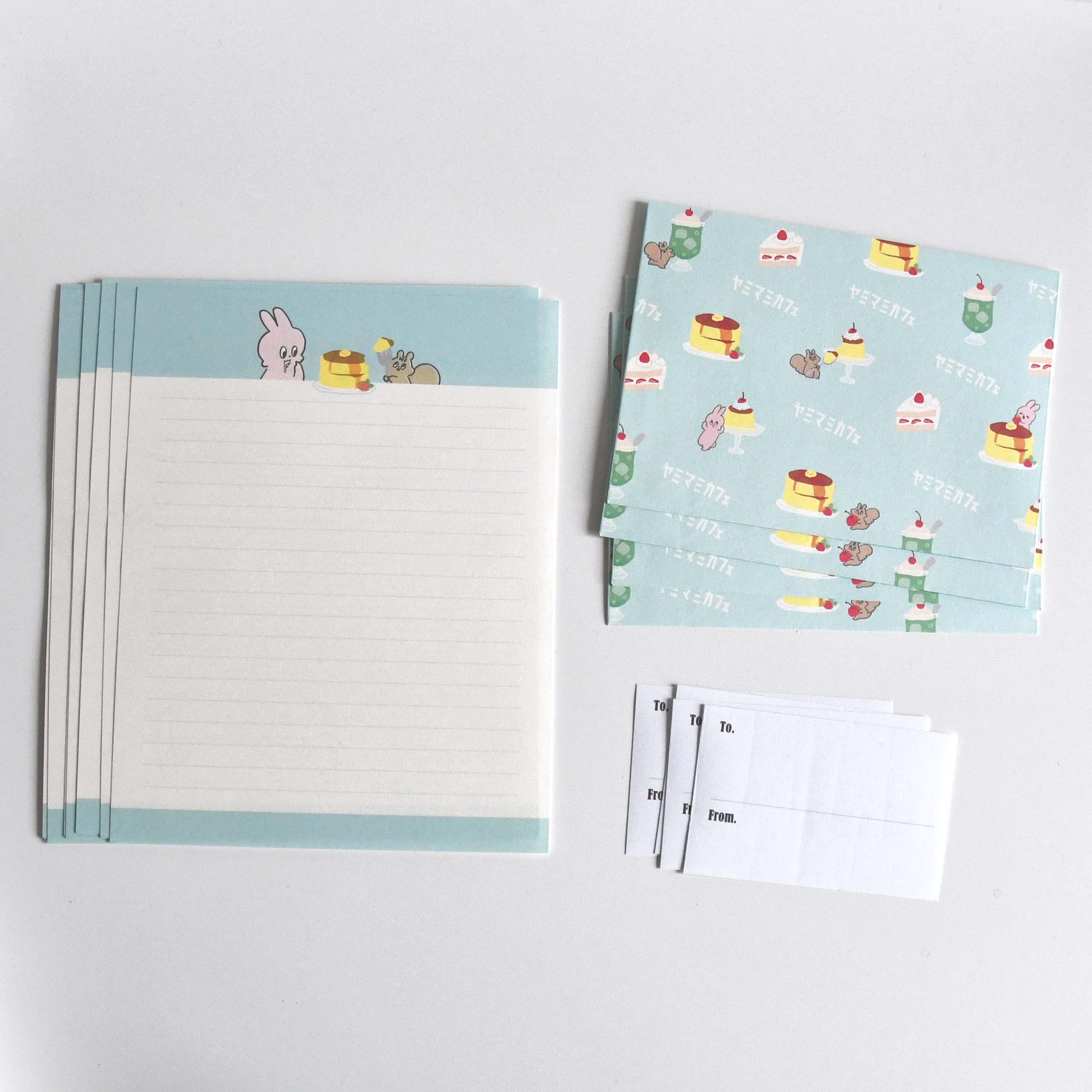 Yummy Mummy Cafe Stationary Series Made in Japan, Letter set Pancake