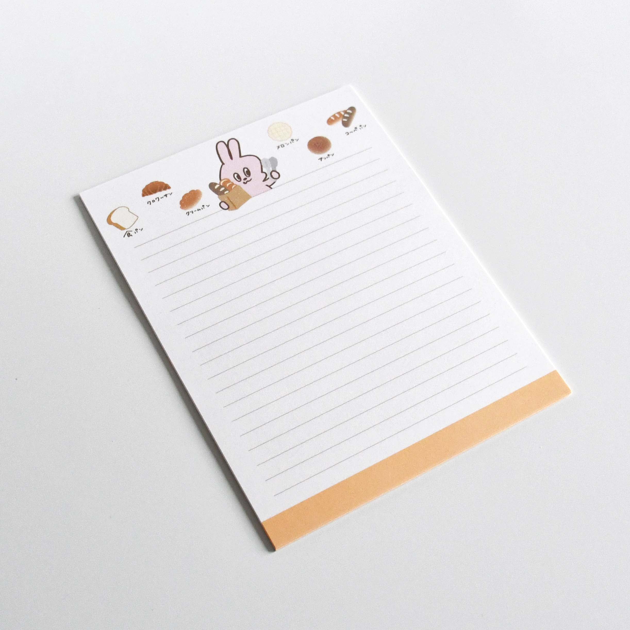 Yummy Mummy Cafe Stationary Series Made in Japan, Letter set Bread