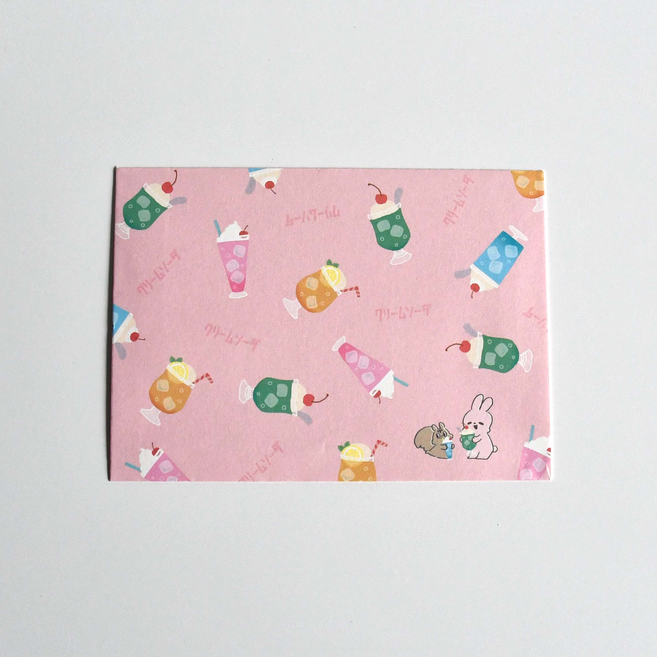 Yummy Mummy Cafe Stationary Series Made in Japan, Letter set Cream Soda