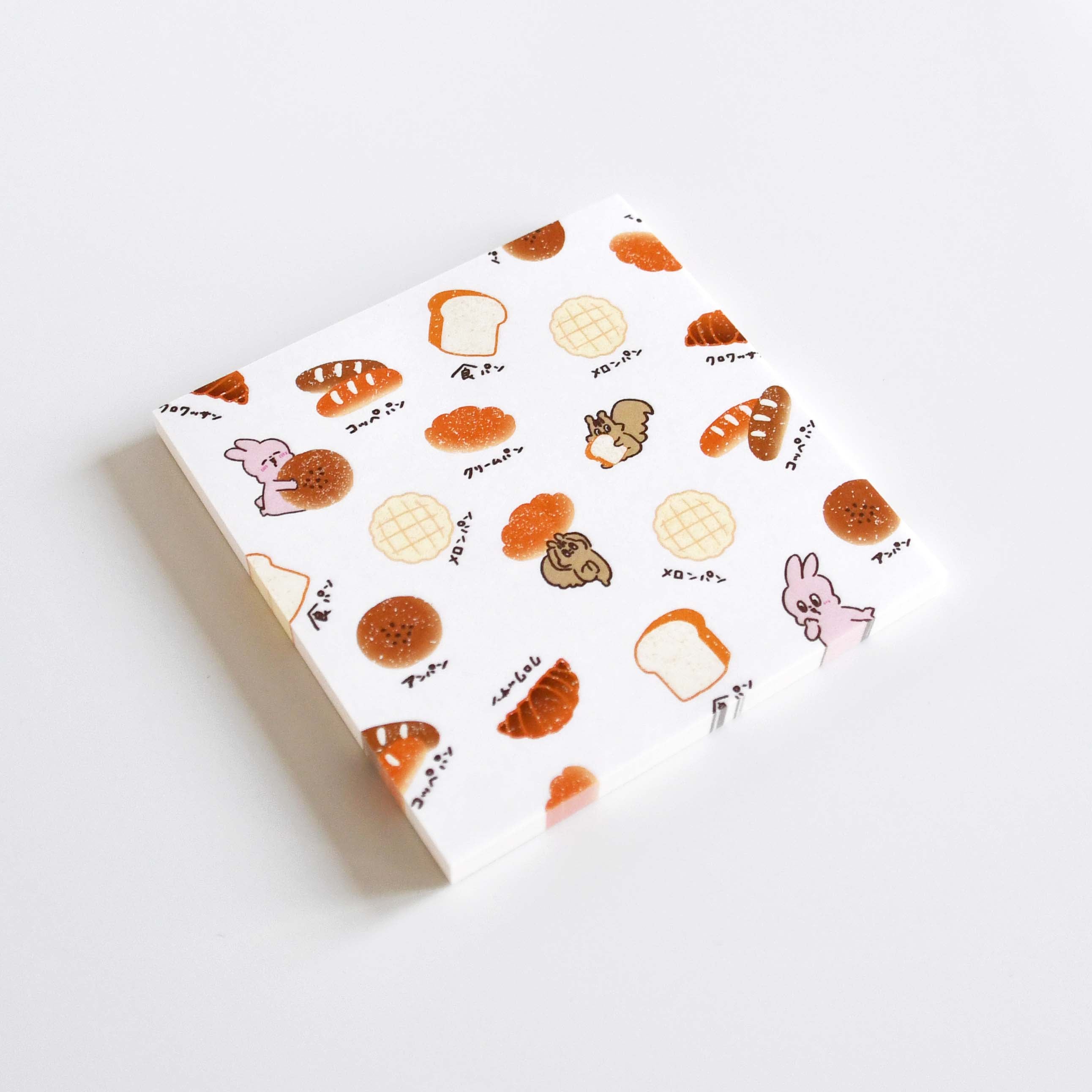 Yummy Mummy Cafe Stationary Series Made in Japan, Memo Notebook Bread