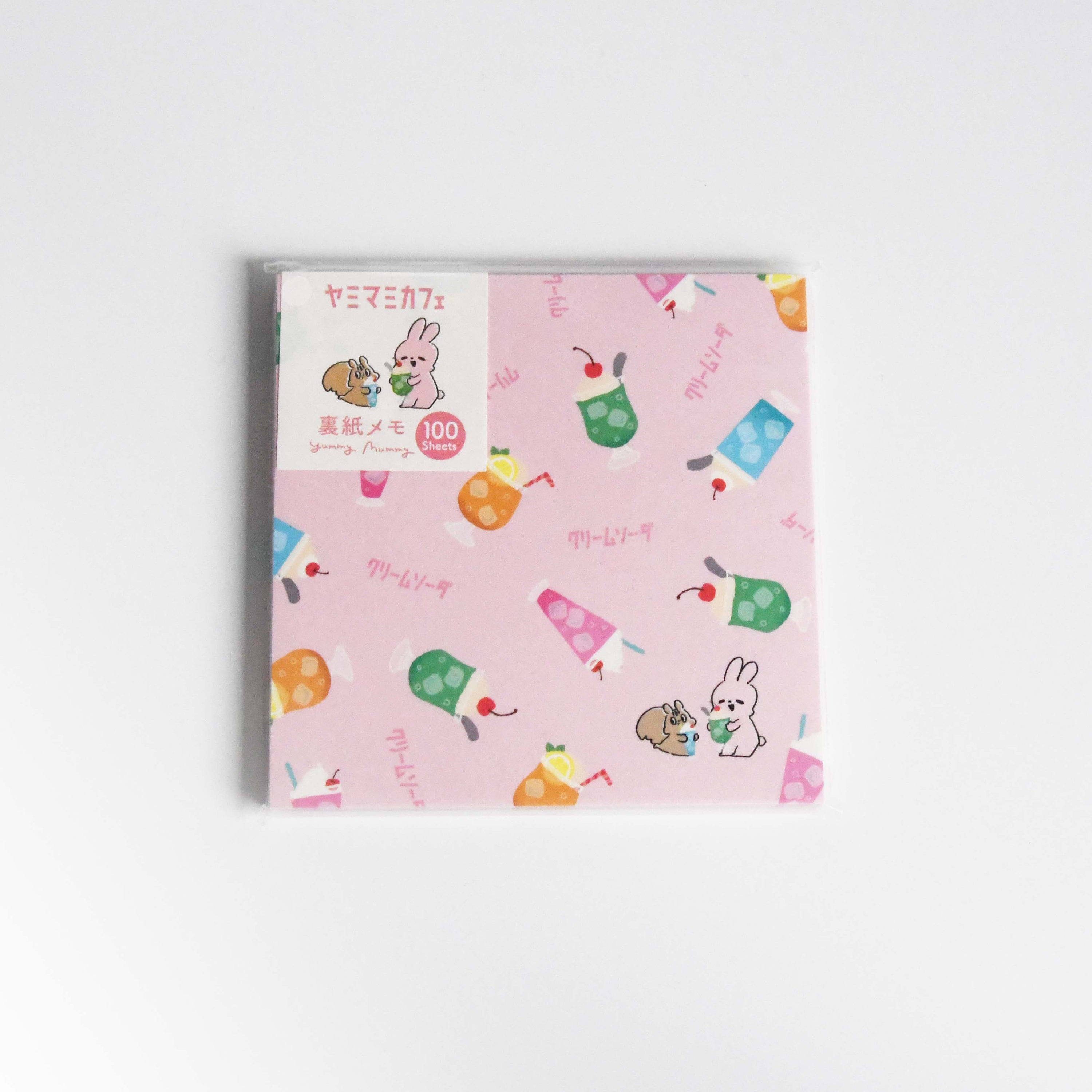 Yummy Mummy Cafe Stationary Series Made in Japan, Memo Notebook Cream soda