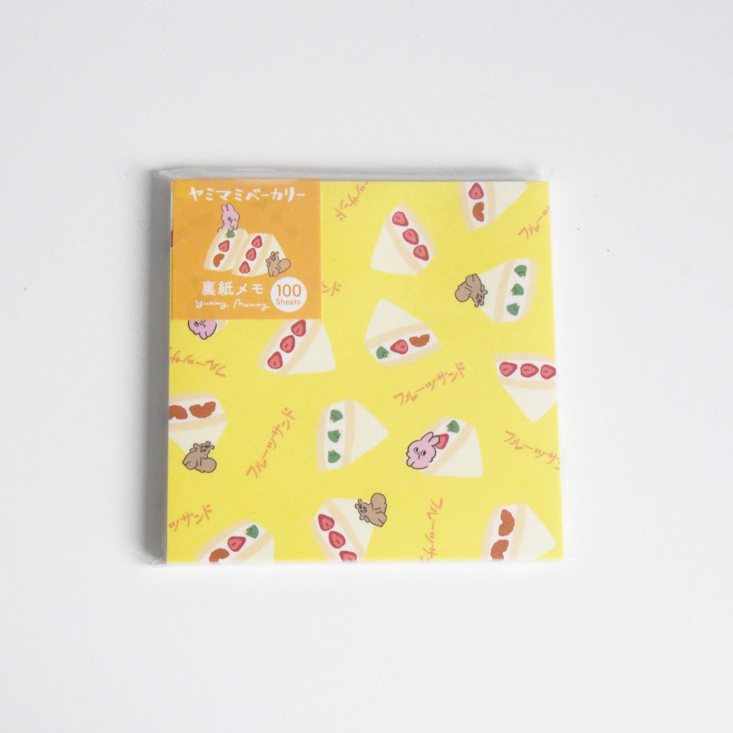 Yummy Mummy Cafe Stationary Series Made in Japan, Memo Notebook Fruits sand