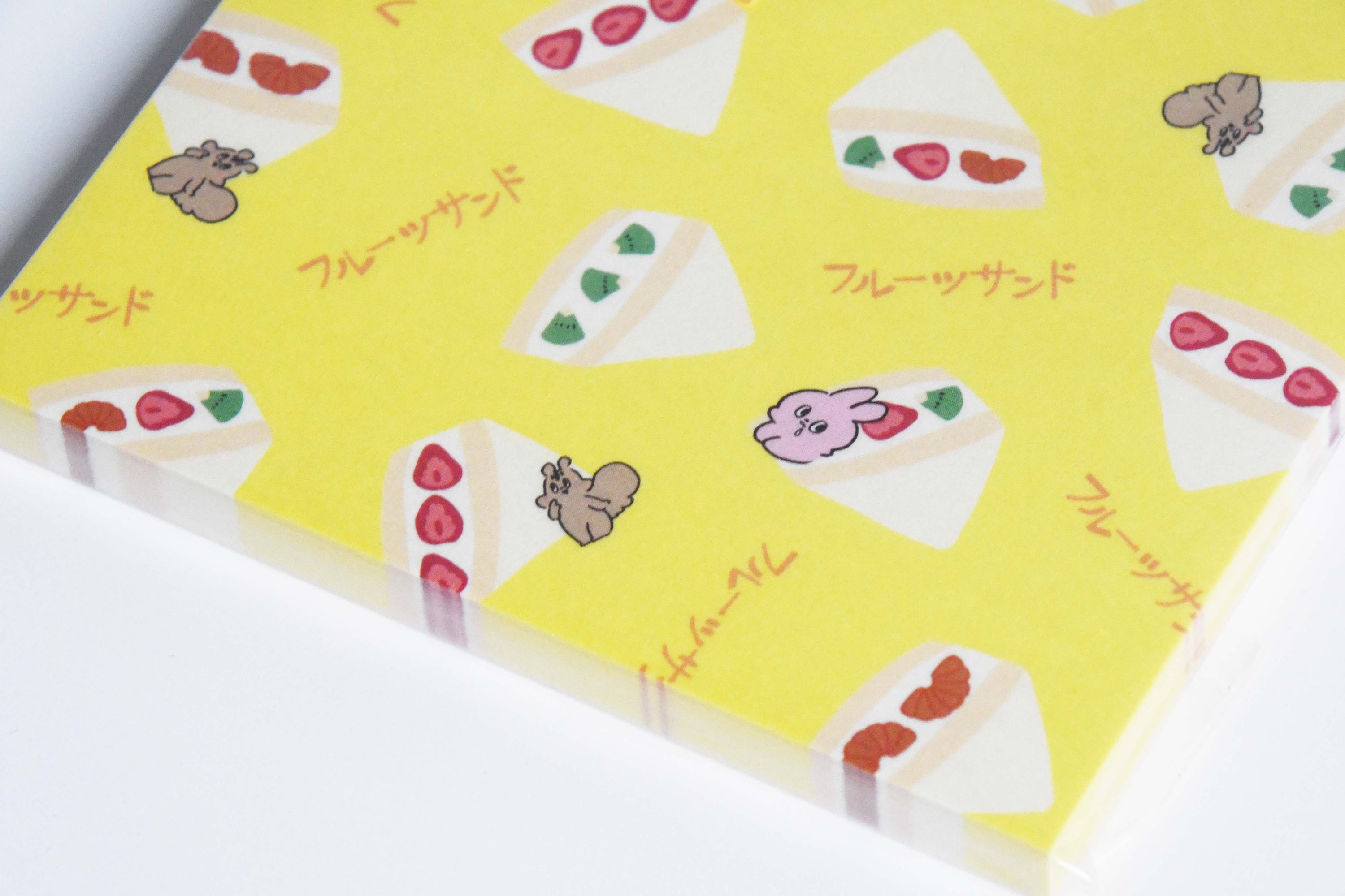 Yummy Mummy Cafe Stationary Series Made in Japan, Memo Notebook Fruits sand