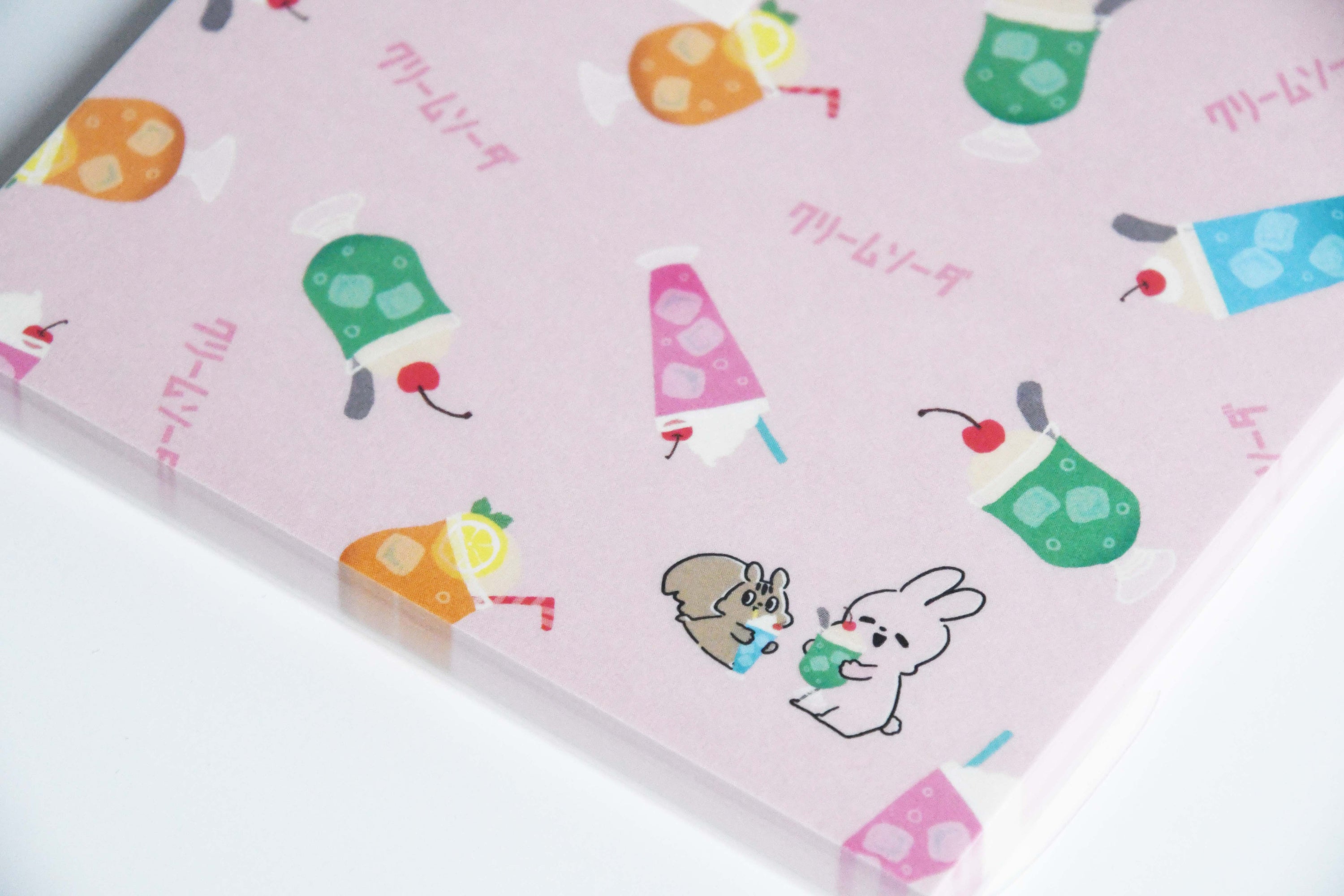 Yummy Mummy Cafe Stationary Series Made in Japan, Memo Notebook Cream soda