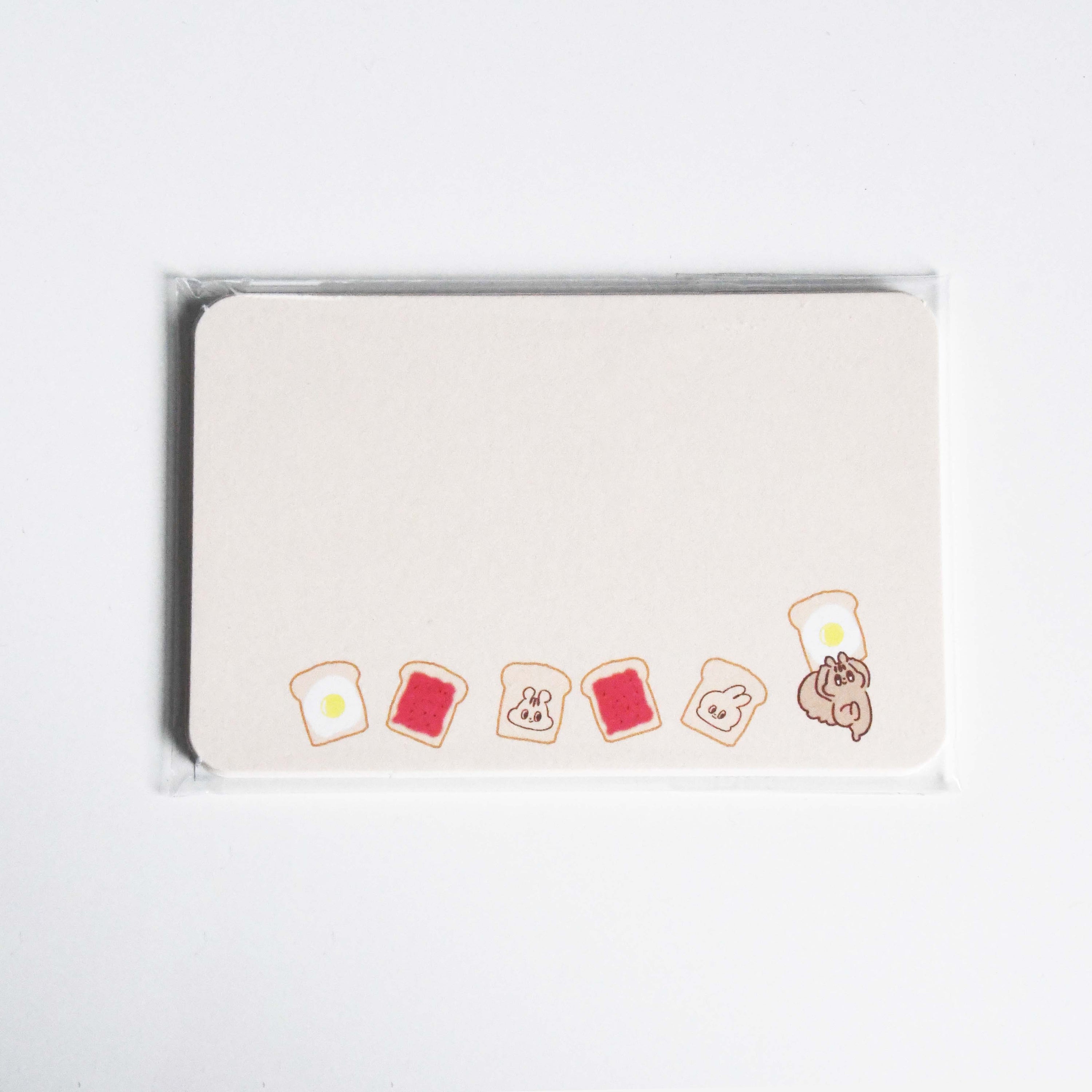 Yummy Mummy Cafe Stationary Series Made in Japan, Message card Bread