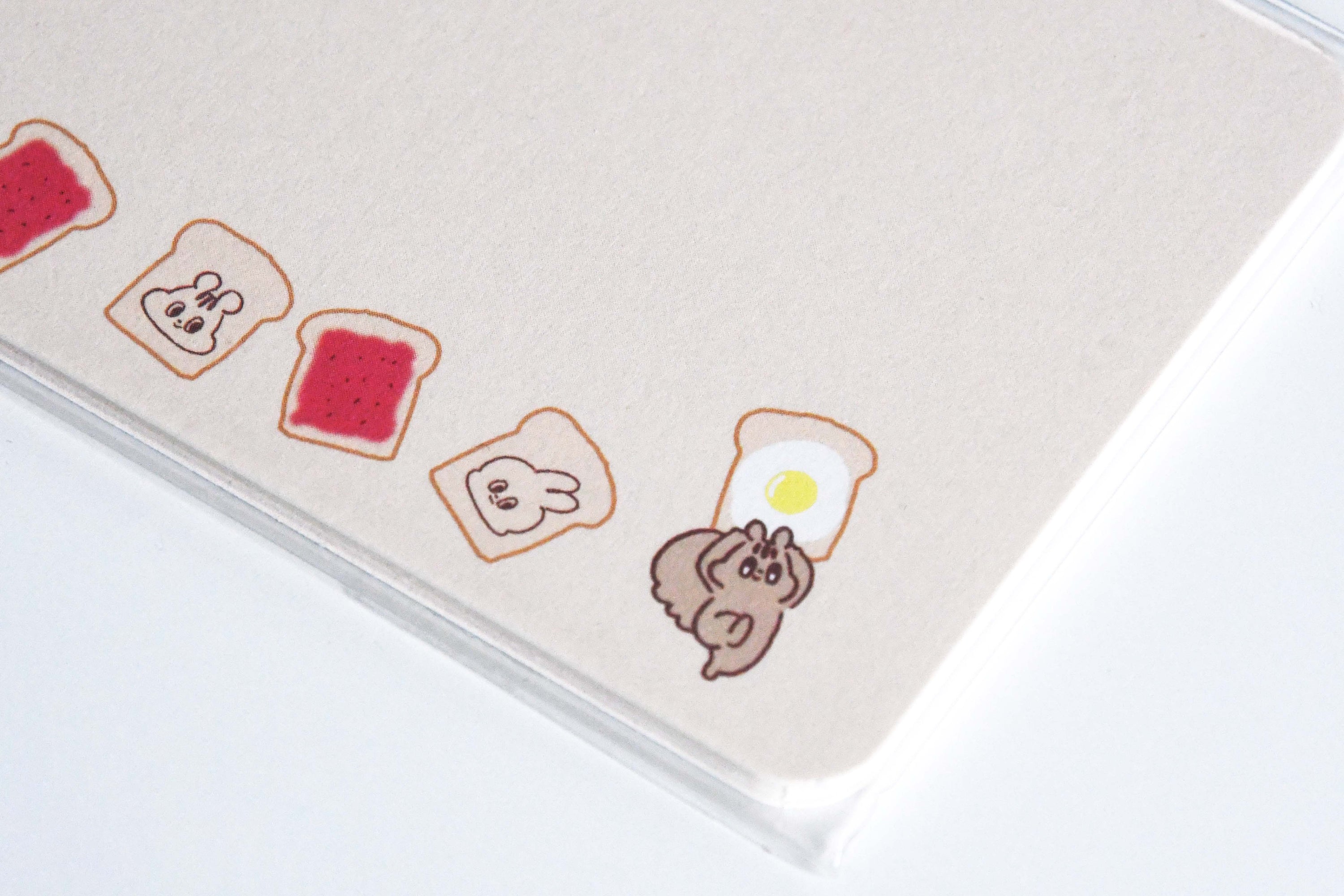 Yummy Mummy Cafe Stationary Series Made in Japan, Message card Bread