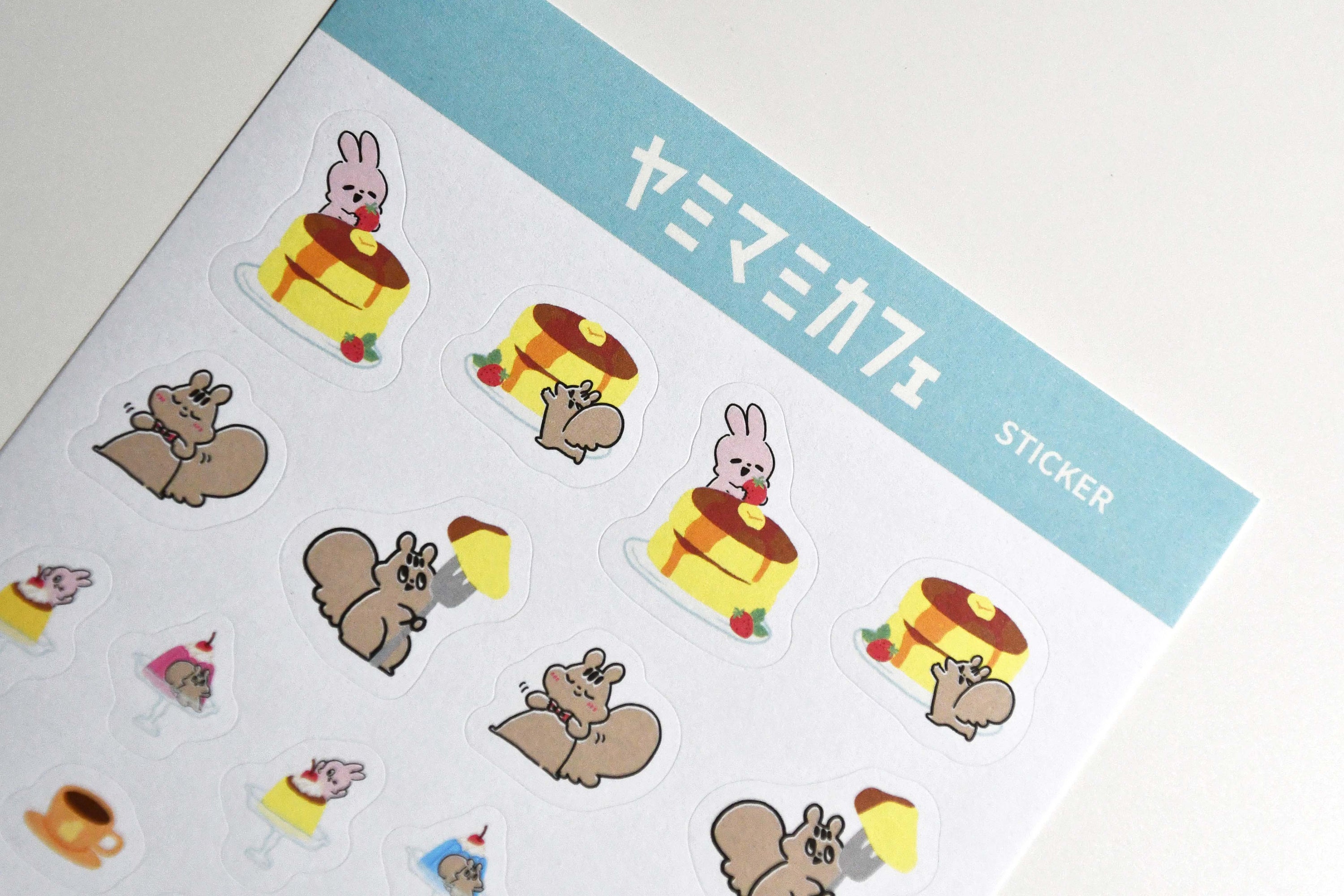 Yummy Mummy Cafe Stationary Series Made in Japan, Paper Sticker Pancake