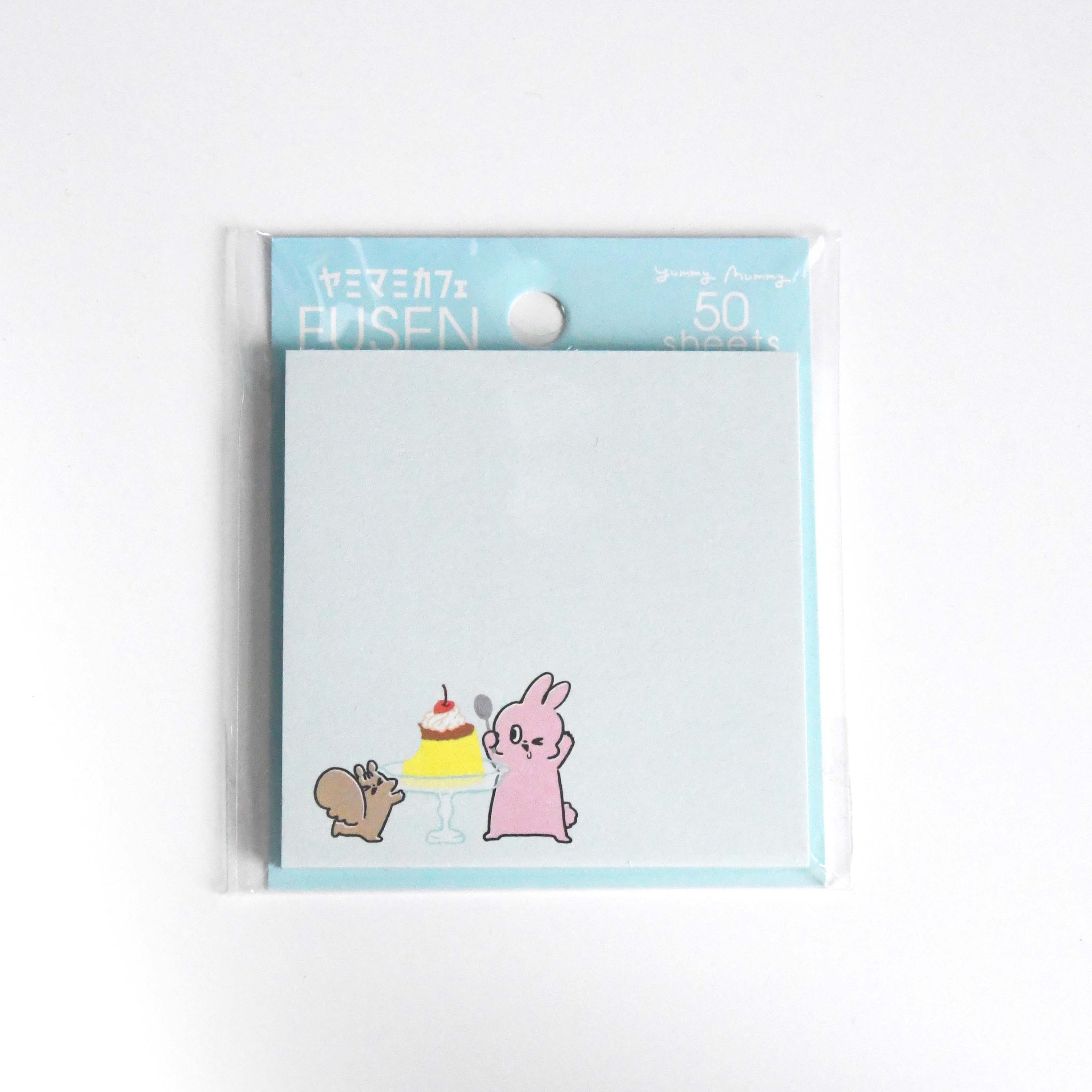 Yummy Mummy Cafe Stationary Series Made in Japan, Index Sticky memo Pudding