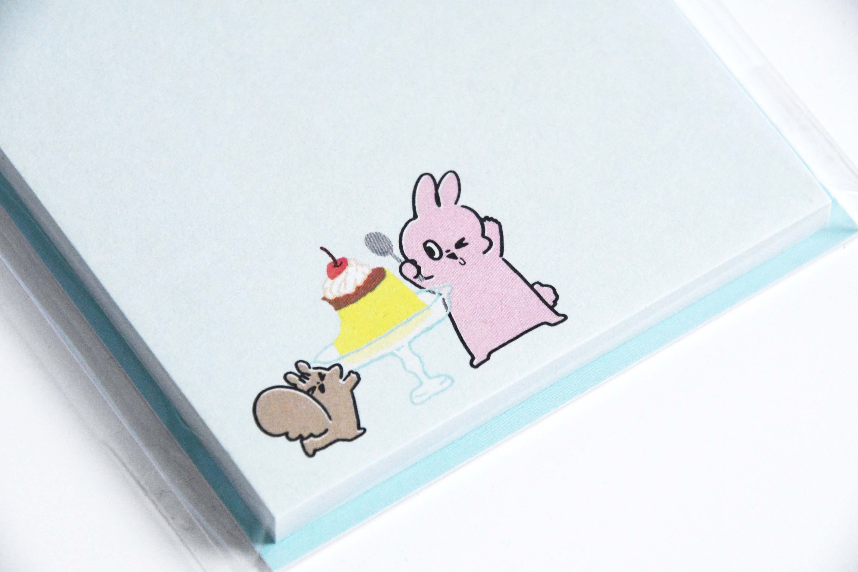 Yummy Mummy Cafe Stationary Series Made in Japan, Index Sticky memo Pudding