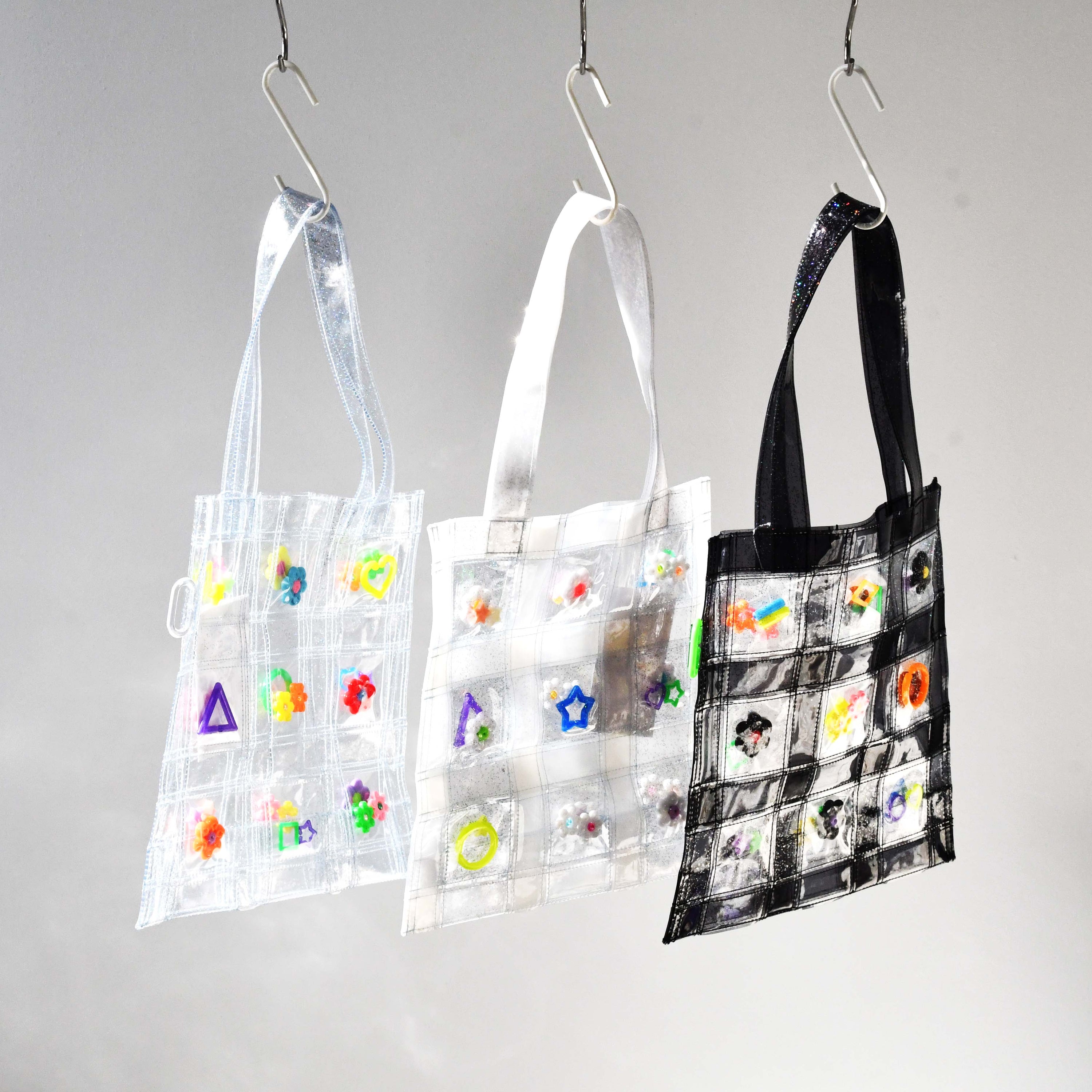 YURIKO ETO Japanese designer, POP PVC Bag with Charms